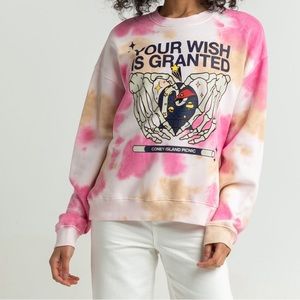 CONEY ISLAND PICNIC Your Wish Is Granted Womens Crewneck Sweatshirt